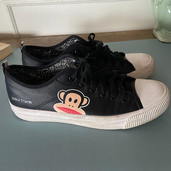 Y2K Paul Frank Shoes - Black Monkey Julius shoes - Size 9 - Picture 11 of 12